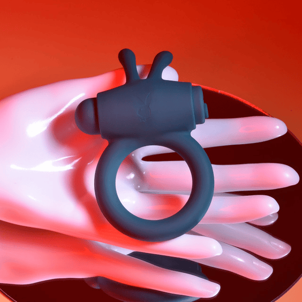 Playboy Bunny Buzzer Vibrating Cock Ring