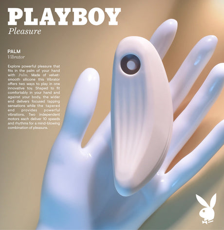 Playboy Tapping Palm Dual-Motor Clitoral Vibrator