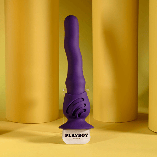 Playboy Wiggle It Wiggling Vibrator with Suction Cup Base