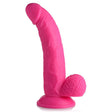 POP 7.5" Dildo with Balls - Pink