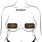 Pound Town Pasties: One-Way Ticket to Pound Town Gold Glitter