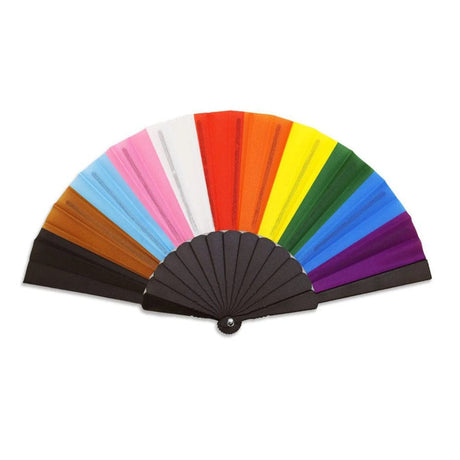 Progress Pride Hand Fan