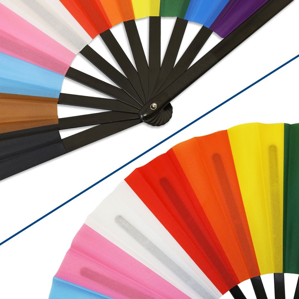 Progress Pride X-Large Hand Fan