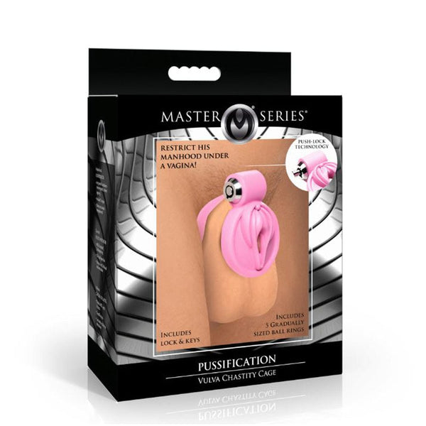 Pussification Chastity Cock Cage