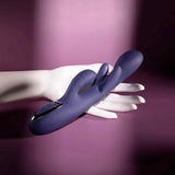 Evolved Bow Down Rabbit Vibrator for Come-Hither G-Spot Stimulation