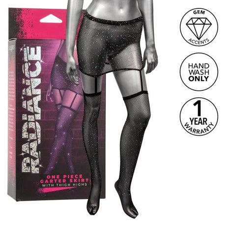 Radiance™1pc Garter Skirt w Thigh Highs*