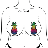 Rainbow Pineapple Sparkling Pasties