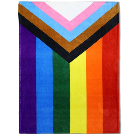 Rainbow Polar Fleece Blanket 50" x 60"