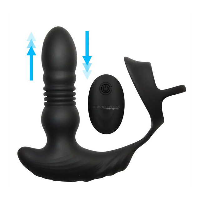 RC Thrusting Silicone Plug / Cock & Ball
