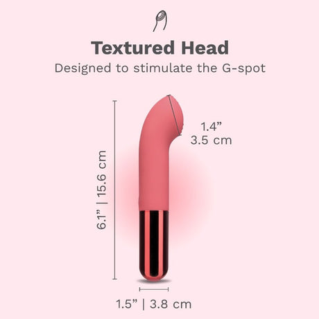 LE WAND Mini Vibe G-Love – Textured Rechargeable G-Spot Vibrator