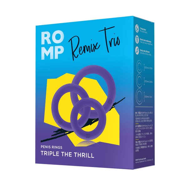 ROMP Remix Trio - Non-Vibrating Penis Rings