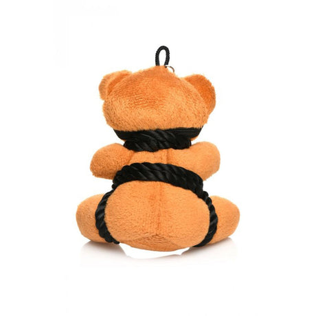 Rope Bondage Teddy Bear Keychain