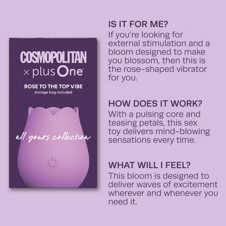Rose Vibrator To The Top Vibe - Cosmo