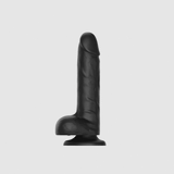 Rotating & Vibrating Realistic Large Dildo - Black