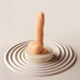 Rotating & Vibrating Realistic Large Dildo - Vanilla
