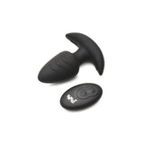 Rotating & Vibrating Silicone Plug w R/C