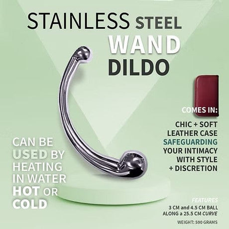 Rouge Stainless Steel Wand Dildo