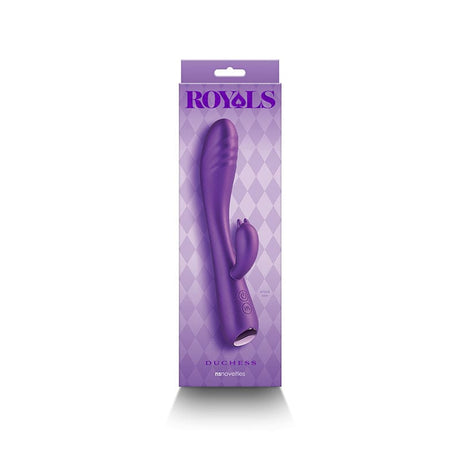 Royals Rabbit Vibrator - Duchess - Metallic Purple