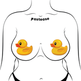 Rubber Duck Breast Pasties in Bright Yellow