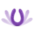 RUSE 18" Silicone Slim Double Dong – Platinum Silicone