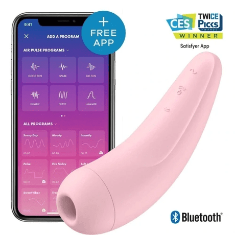 Satisfyer Curvy 2+ Clitoral Stimulation - Connect App