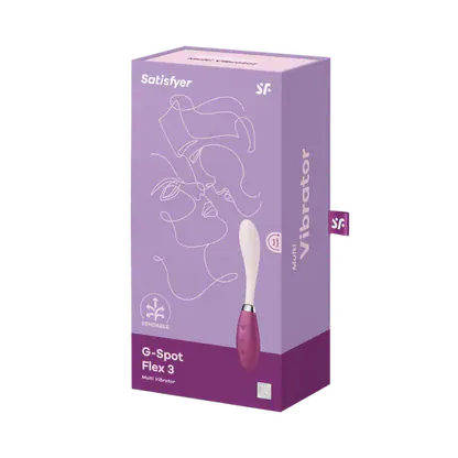 Satisfyer G-Spot Flex 3 Red Bendable Vibrator