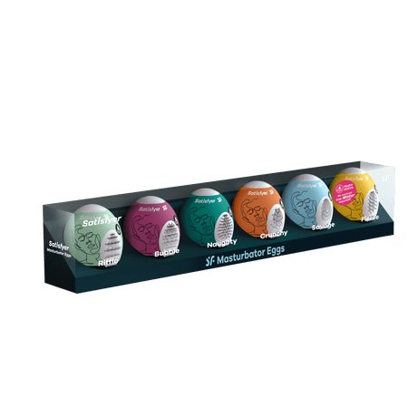 Satisfyer Masturbator Egg - Assorted Set - 6/Pack