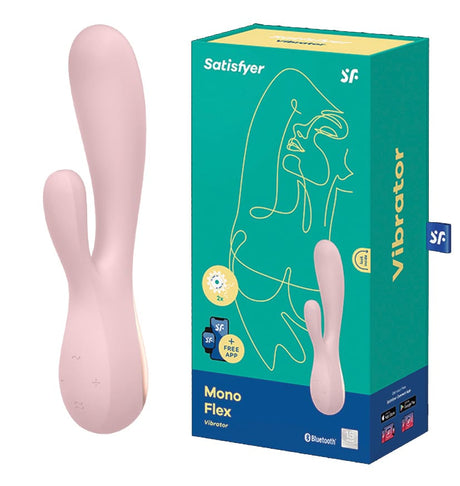 Satisfyer Mono Flex App-Controlled Rabbit Vibrator - Mauve