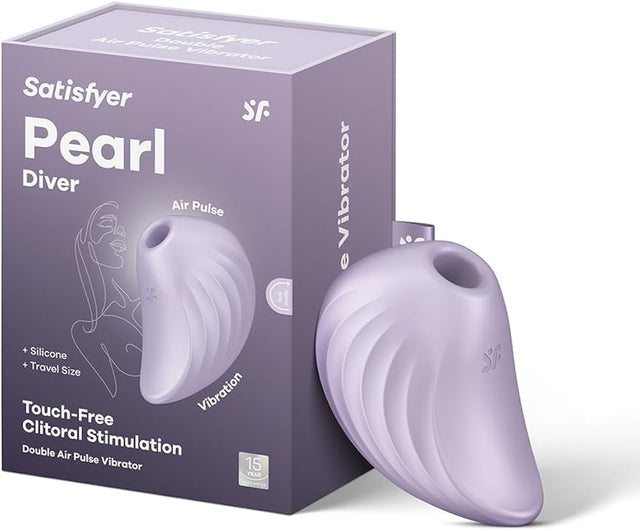 Satisfyer Pearl Diver Air Pulse Lay-On Vibrator - Mint