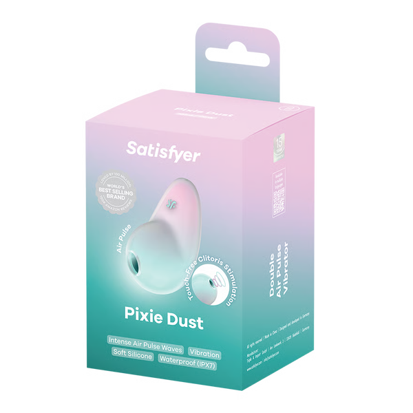 Satisfyer Pixie Dust Double Air Pulse Lay-On Vibrator