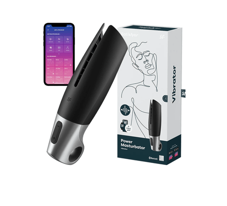 Satisfyer Power Masturbator Silicone Vibrating Stroker