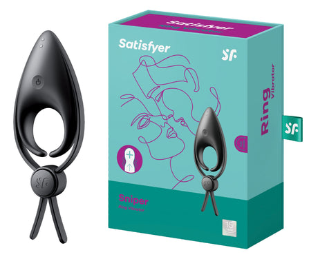 Satisfyer Sniper Black Vibrating Cock Ring