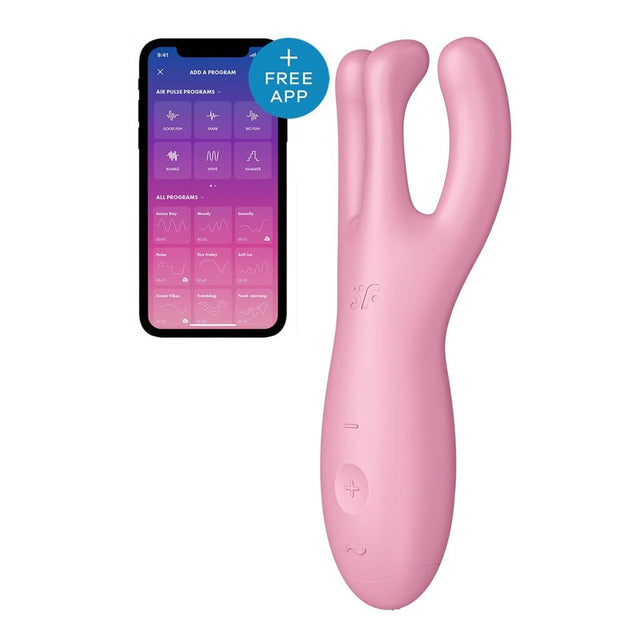 Satisfyer Threesome 4 App-Controlled Lay-On Vibrator