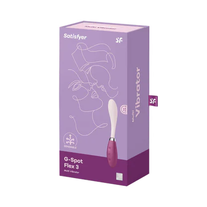 Satisfyer G-Spot Flex 3 Red Bendable Vibrator