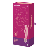 Satisfyer Triple Lover 2-in-1 Rabbit Vibrator and Wand Massager