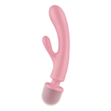 Satisfyer Triple Lover 2-in-1 Rabbit Vibrator and Wand Massager