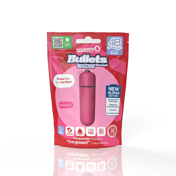 Screaming O 4B Bullet Vibrator – Strawberry