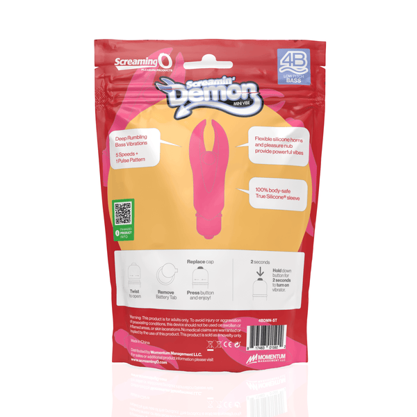 Screaming O 4B Demon Mini Vibrator
