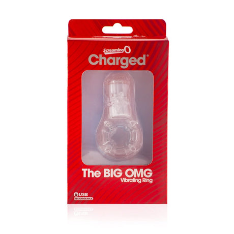 Big OMG Vibrating Ring - Clear
