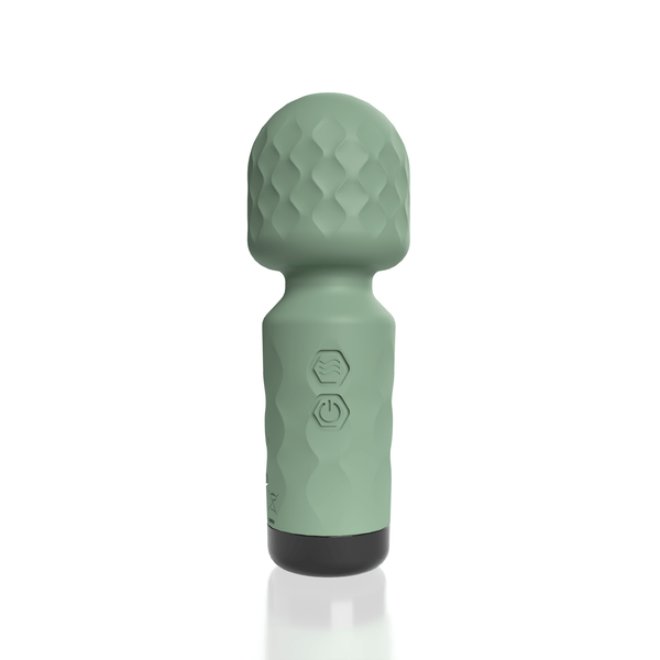 Screaming O Cuties Winny Vibrating Mini Wand - Sage Green