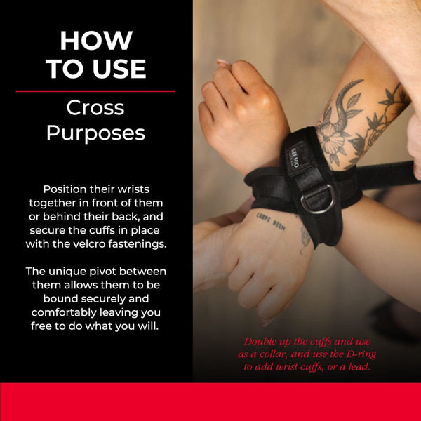 SEI MIO Cross Purposes Over-Wrap Cuffs