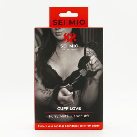 SEI MIO Cuff Love Furry Metal Handcuffs
