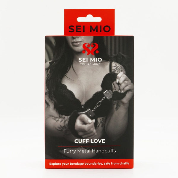 SEI MIO Cuff Love Furry Metal Handcuffs