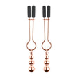 SELOPA - Beaded Nipple Clamps -Rose Gold