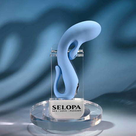 SELOPA Blue Belle Dual-Ended Clitoral & G-Spot Vibrator