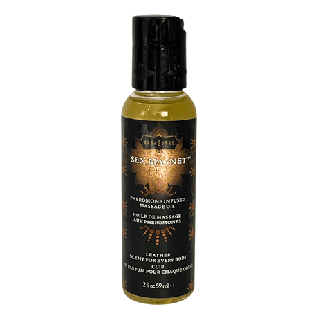 Sex Magnet Pheromone - Leather  Massage Oil 2 fl oz/59 ml