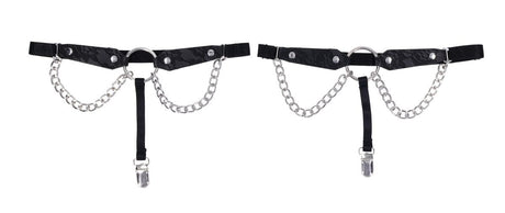 Sex & Mischief Chain Lace Garters