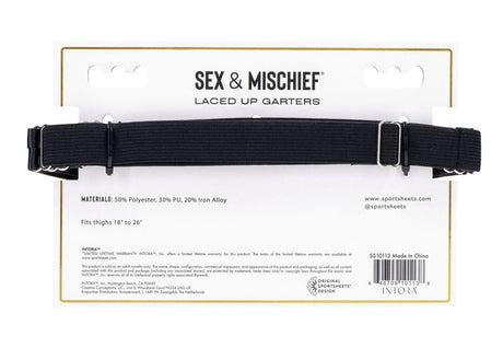 Sex & Mischief Laced Up Garters