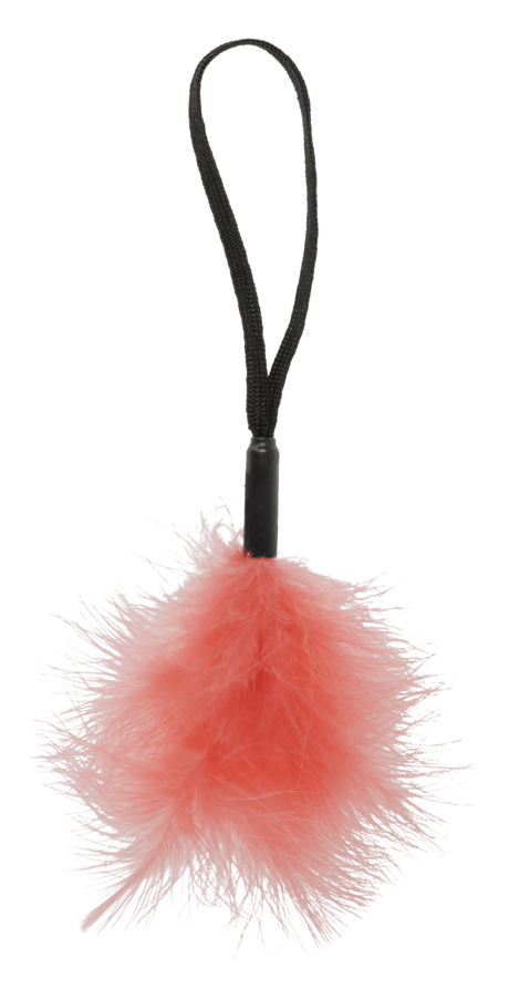 Sex & Mischief Peach Wrist Feather Tickler