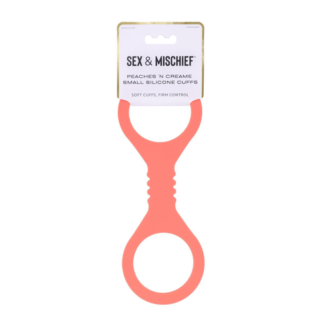Sex & Mischief Peaches 'n CreaMe Small Silicone Cuffs